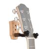 Beech Wood Guitar Wall Mount Hanger Wall Hook Holder Stand with Iron Steadying Bars for Electric