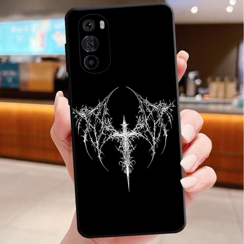 Чехол для телефона Motorola Edge 60 50 40 Pro 60 50 40 30 Ultra Neo Fusion Moto G Stylus G Gothic Cyber Sigil Cross