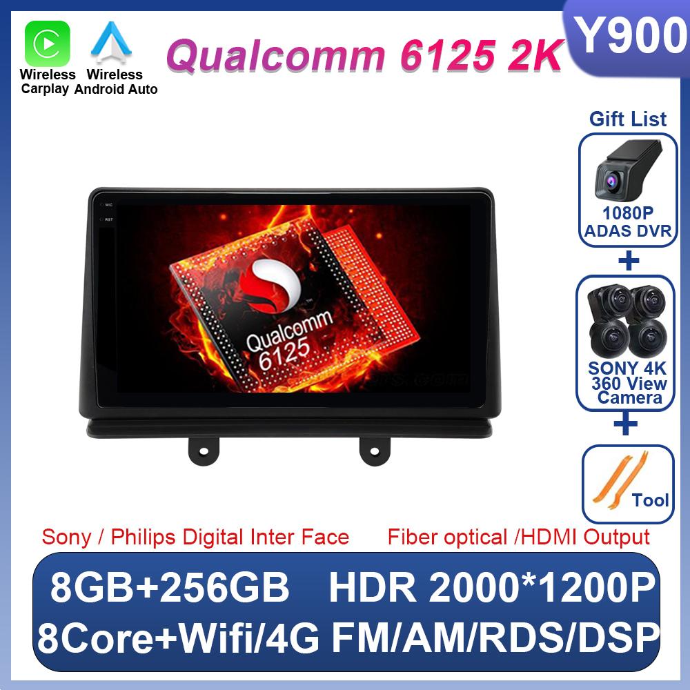 Car Radio For Fiat Doblo 2006 2 Din Multimedia Video Player Carplay GPS Navigation Wireless Android Auto Touch Screen 8 Core 5G