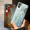 Чехол для Vivo Y52S Y93 Y71 Y91 V21E V23 V27 Y75 Y81 V29 Y53S Y50 Y95 V25 V30 Y51S Y78 Чехол для телефона Ретро Следы ржавчины