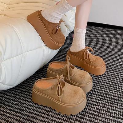 Маффин Birkenstock одиночные туфли женская верхняя одежда 2025 весна и лето увеличивающие толстую подошву сумка-голова женские одиночные туфли