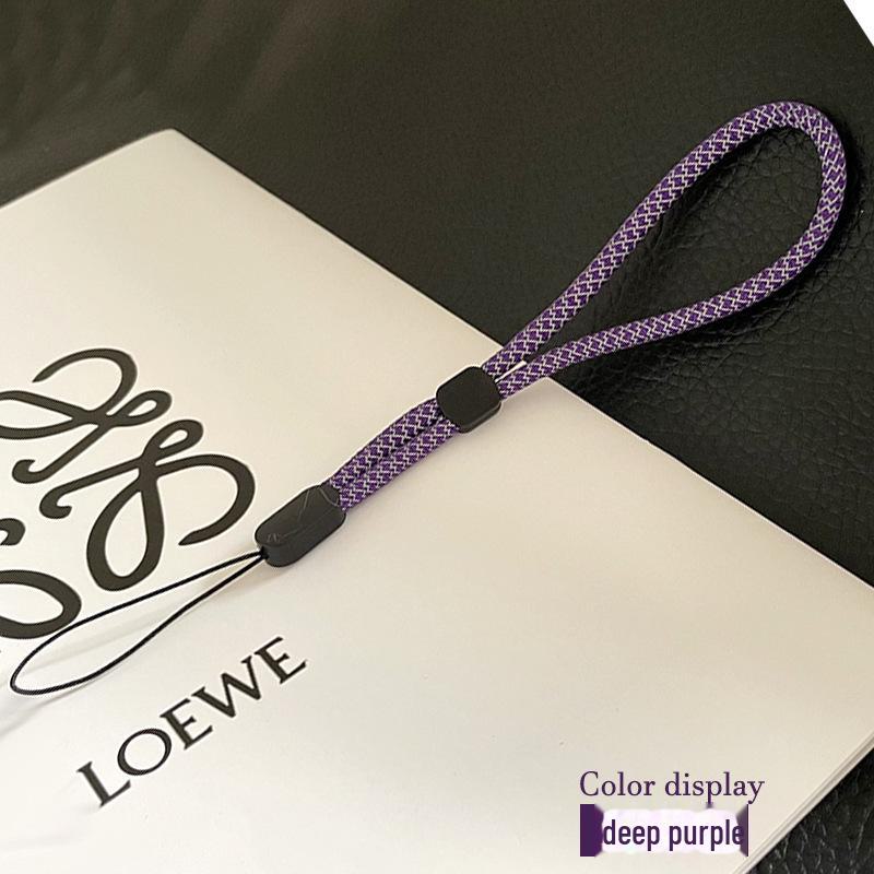 Регулируемый светоотражающий ремешок на запястье для чехла мобильного телефона - модный и простой ремешок для защиты от потери