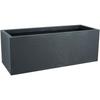 Planter - EDA - Graphit Up - 57 L - Indoor / Outdoor - Waves Decor - 79.5 X 29.5 X H. 29,5 Cm - Anthracite Grey