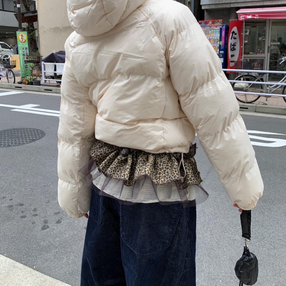 Сладкая юбка-хип-скарф с леопардовым принтом, хип-хоп, многослойные наряды, пояс, аксессуары для талии