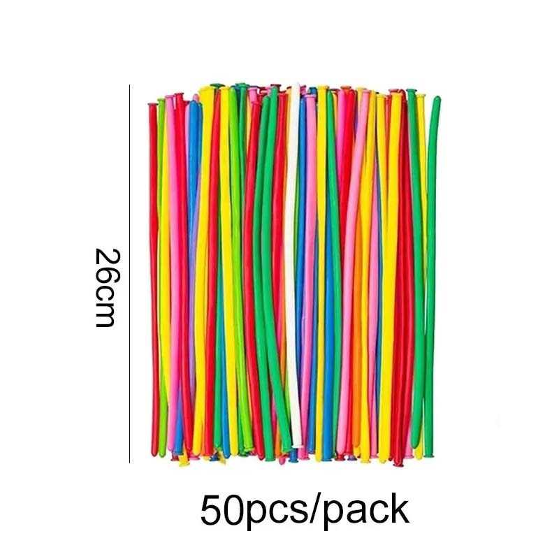 100 шт. воздушных шаров с длинной полосой в спиральном стиле, цветной латексный дизайн для вечеринки, дня рождения, свадьбы, украшения, воздушный шар с надувным устройством