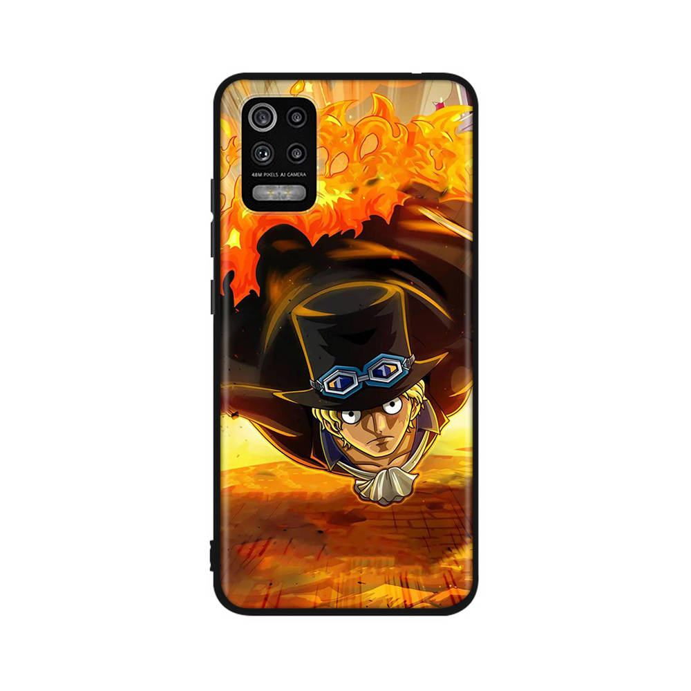 Чехол DT18 One Piece Sabo для Samsung A04 A14 A23 A34 A54 M23 M33 M52 M53 Realme 10 9 C30S C35 C55 VIVO Y02S Y21 Y33S Y51 X80 Pro Прозрачная крышка