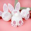 Easter Pendant with Hanging String Non-Woven Easter Bunny Butt Ear Pendant Seasonal Holiday