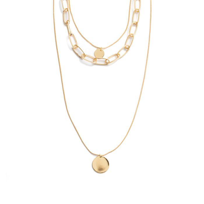 Collier - LUXENTER - Hanoi - Or jaune 18 carats - Alliage métallique - Fermoir mousqueton