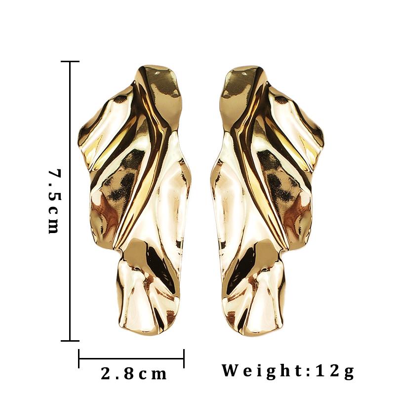 Металлические массивные серьги в стиле ретро для женщин, модные европейские длинные серьги с круглыми звездами и квадратами неправильной геометрии, длинные серьги, ювелирные изделия