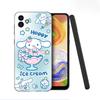 Kawaii Cinnamoroll черный силиконовый чехол для телефона Samsung Galaxy A01 A03 Core A04 E A02 A05 A10 A20 A21 A30 A50 S A6 A8 Plus A7