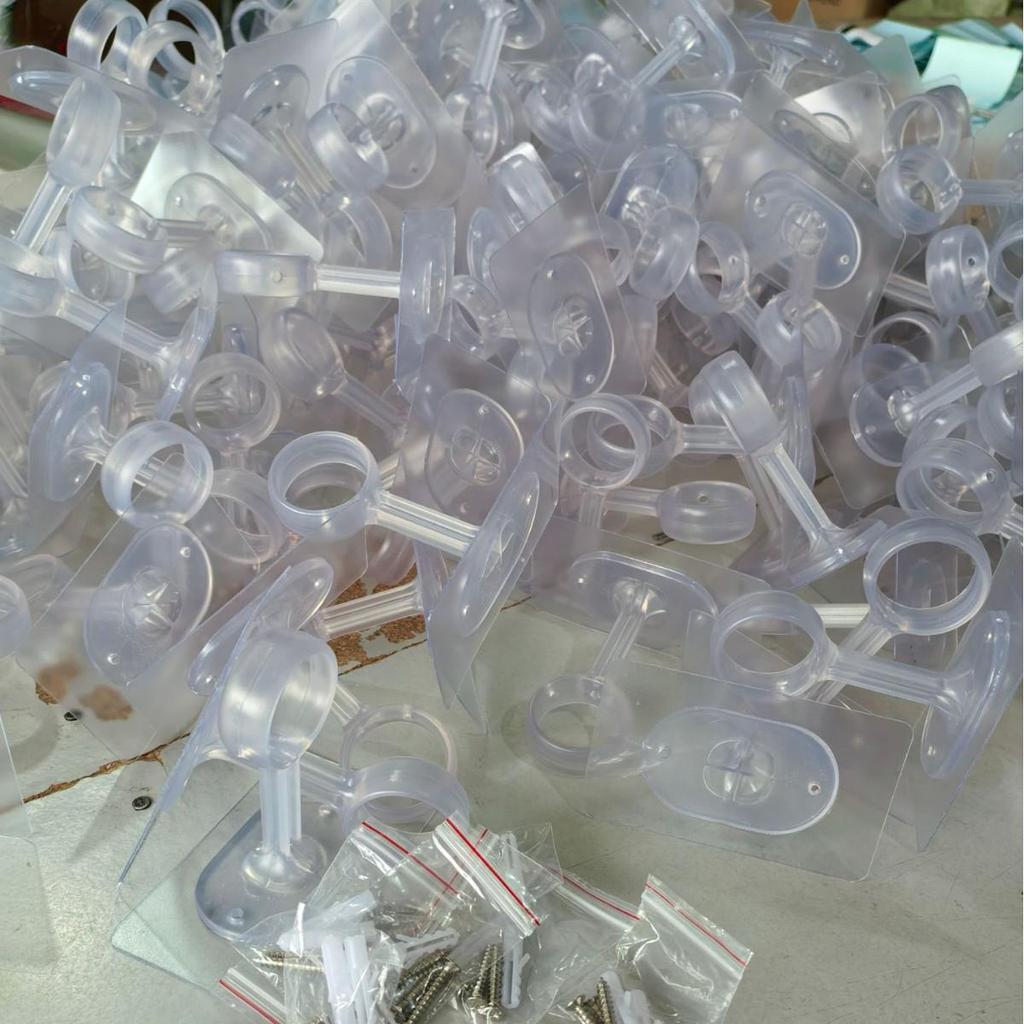 Self-Adhesive No-Drill Ceiling-Mounted Curtain Rod Hook