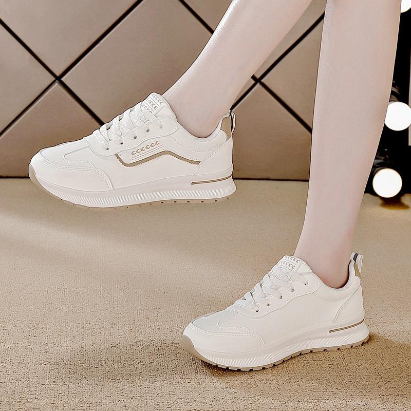 Large Size Sports Shoes Women's Soft-soled Travel Shoes New Spring and Autumn Versatile Little White Shoes Lightweight Casual Running Shoes