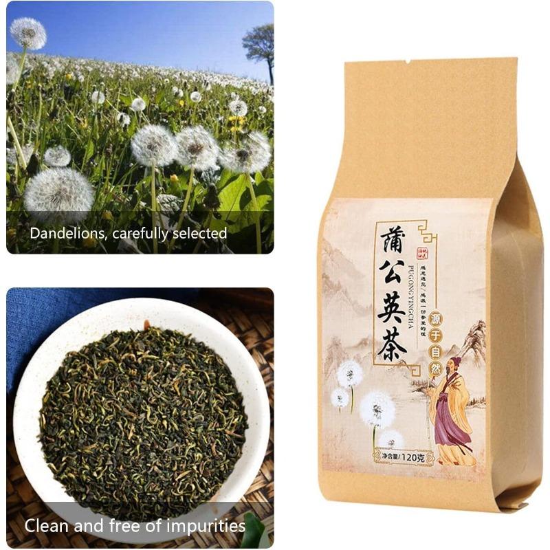 Чай из корня одуванчика портативный китайский травяной цветущий чай в пакетиках 120 г