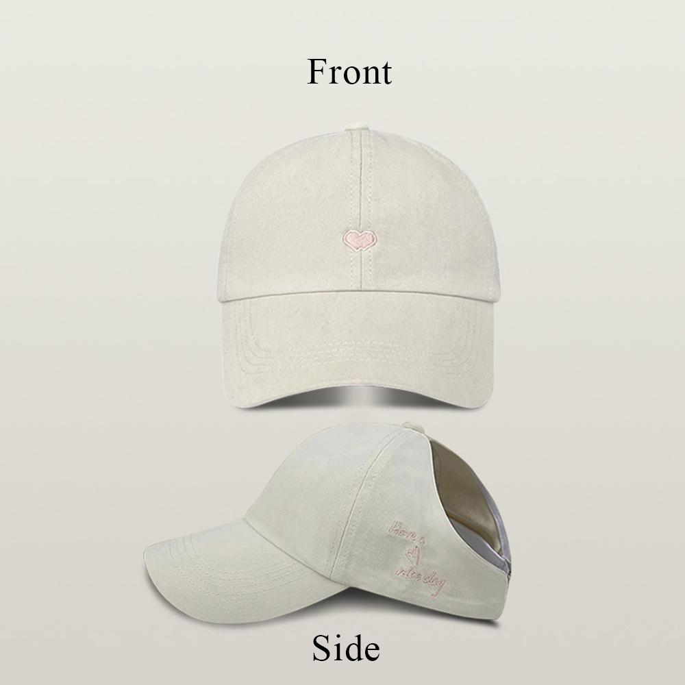 Summer Kids Baseball Caps Girls Hollow Top High Ponytail Caps UV Protection Sun Hat Children Peaked Cap Adjustable Visor Cap