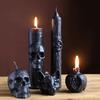 1PC Black Skull Aroma Candle Decor Candle Gothic Horror Scented Candle Macabre Skeleton Wax Melt
