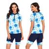 Split Short-sleeved Surfer Suit Sunscreen Women's Swimsuit Wetsuit Fashion Swimsuit
