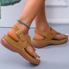 Jmprs Tassel Gladiator Sandals Women  Summer Clip Toe Wedges Sandals Woman Plus Size 43 Slingbacks Platform Beach Shoes