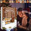 2D Acrylic Christmas Countdown Toy 24 Days Dog Hanging Ornaments Advent Calendar Christmas Tree Decoration Holiday Party Gifts