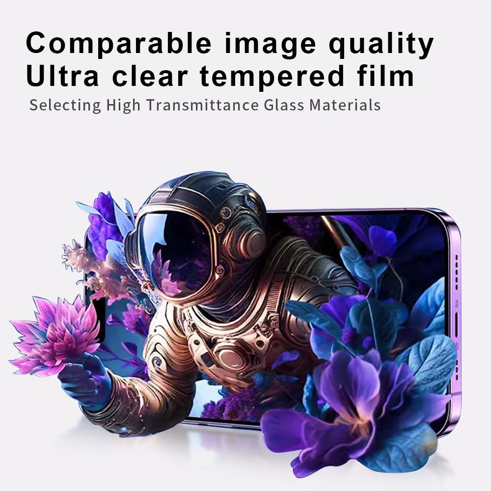 Верхняя полная защитная пленка из закаленного стекла для iPhone 15 Pro Max 16 14 Plus 13 Mini 12 11 XR X XS SE 2022 2020 8 7 6S Защитная пленка Аксессуары