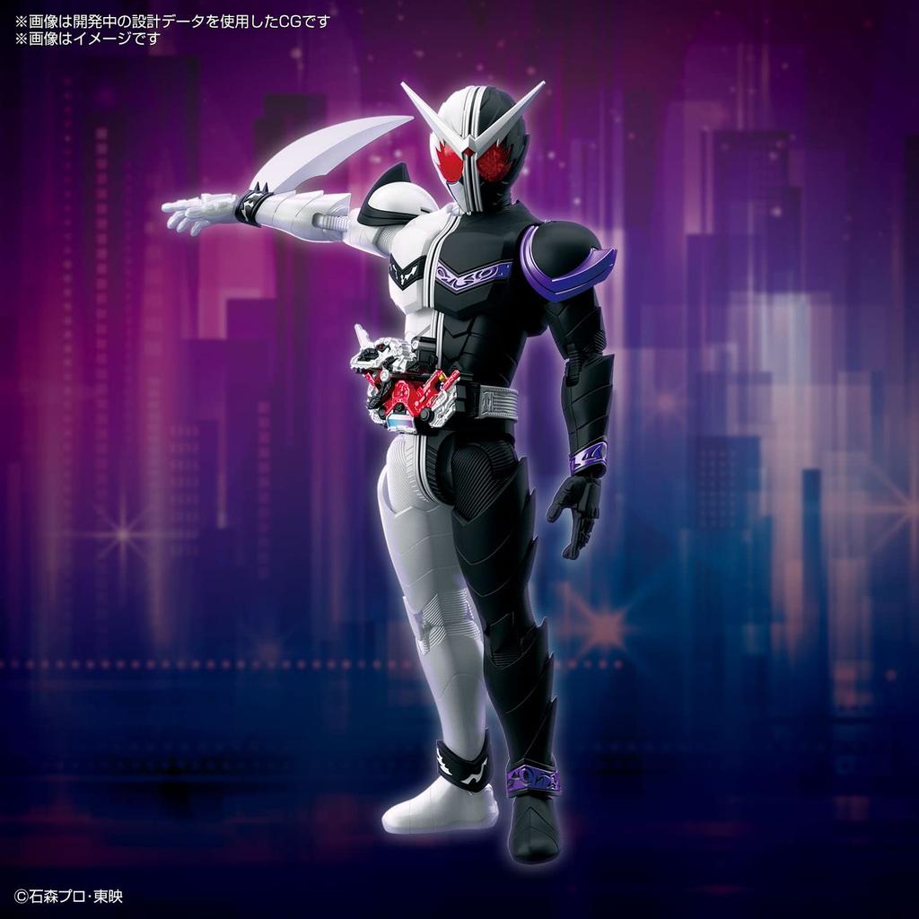 BANDAI SPIRITS Пластиковая модель фигурки Standard Kamen Rider W Fang Joker с цветовой кодировкой
