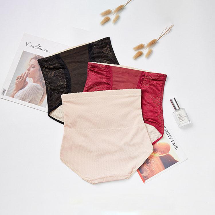 Pelvic Pants Abdominal Underwear Women Lace High Waist Fat Burning and Slimming After Childbirth Bodybuilding Pants Waist Pants