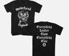 Motorhead Unisex T-shirt Everything Louder Than Everything Else Size