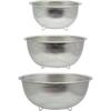 Wahei Freiz New Christy Stainless Steel Punching Strainer Set (14, 17, and 20cm) CR-8275