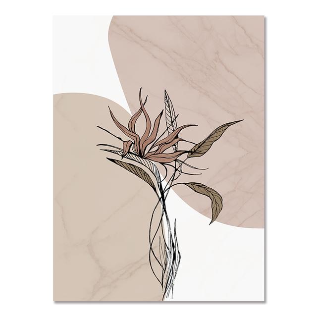 Абстрактное солнце, настенная живопись, постеры и принты в стиле бохо, цветочное лицо, холст, принт, обнаженная женщина, настенные картины для декора гостиной