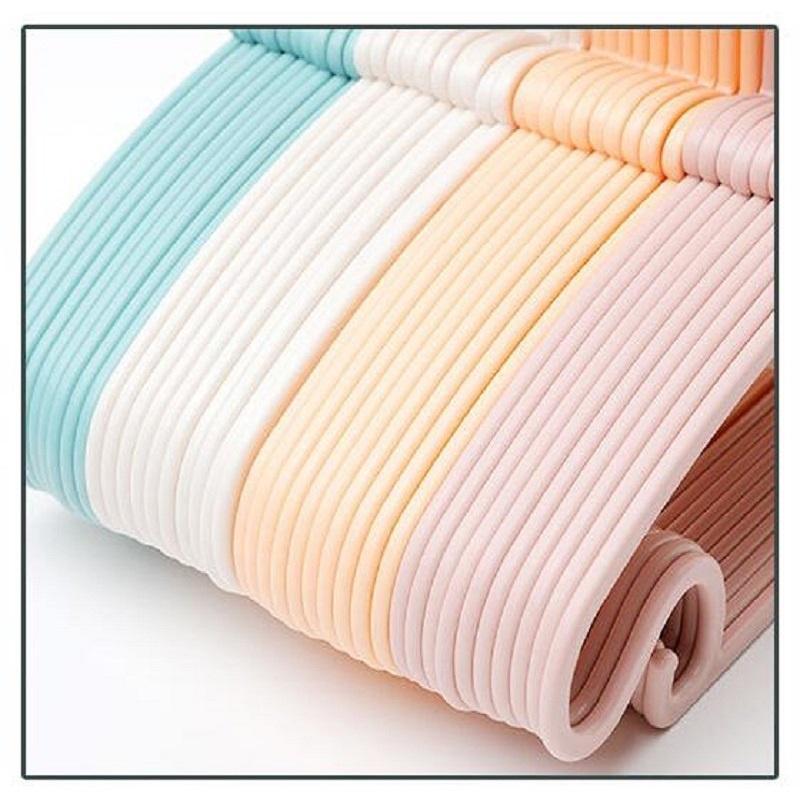 10/20pcs Portable Clothes Hanger Kids Children Toddler Baby Clothes Coat Plastic Hangers Hook Househ