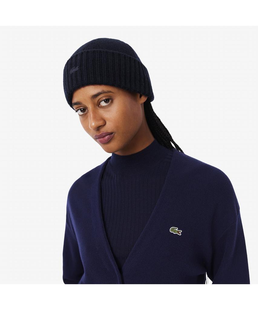 LACOSTE Женская 3D бесшовная шерстяная шапка-бини Rb4163-55N 166