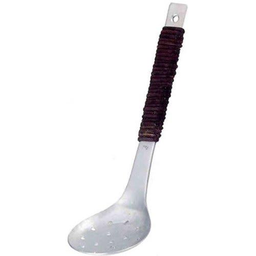 Kobo Aizawa Aluminum Akebia Wrapped Perforated Ladle, Medium, 1207-2