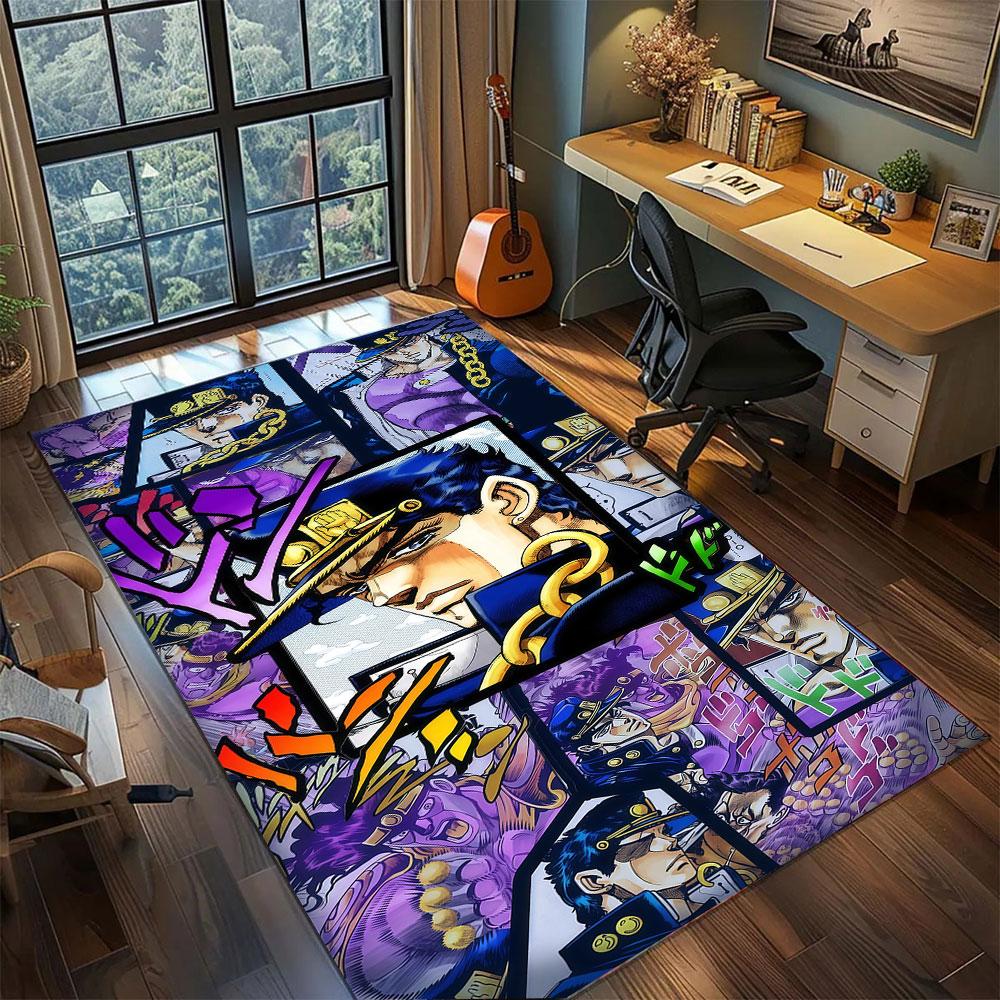 Ковер Jonathan Joestar JoJo для гостиной, спальни, домашний декор, крулой коврик из фильма, игровой коврик для пола