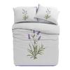 Purple Flower Lavender Romance Duvet Cover With Pillow Case Custom 3pcs Bedding Set Quilt Cover Double Bed Home Textile