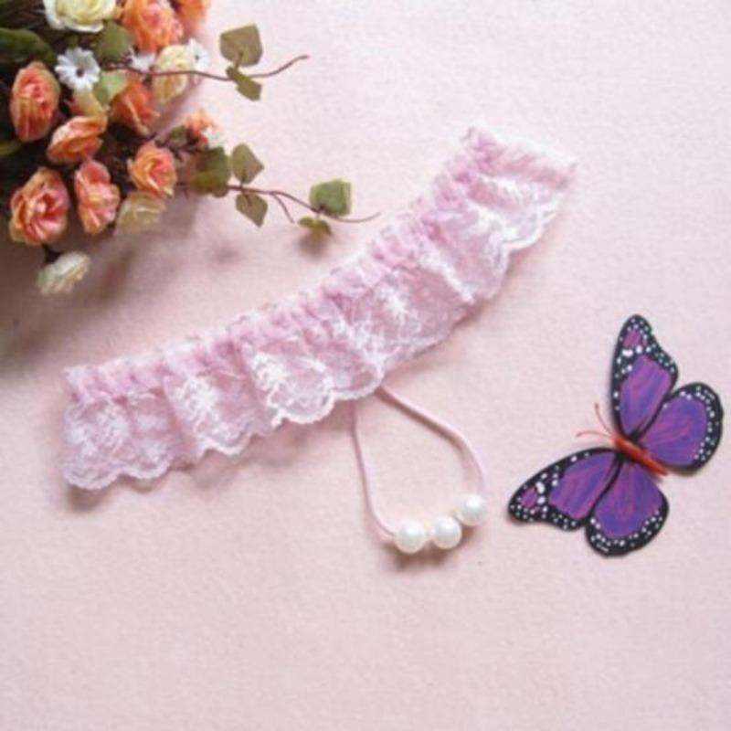 Женское нижнее белье, сексуальное нижнее белье из искусственного жемчуга, кружевные стринги