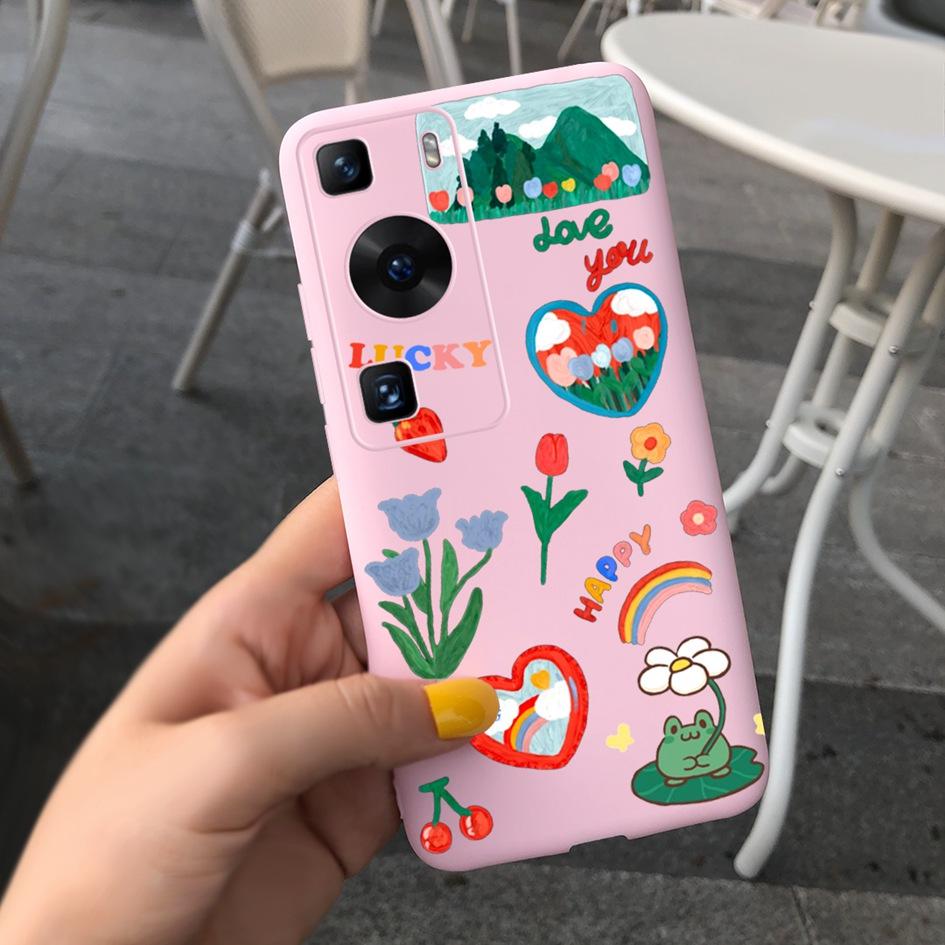 Чехол для Huawei P60 Pro 2023 Новые модные узоры Тонкая задняя крышка для Huawei P60 LNA-LX9 P 60 P60 Art Мягкий чехол для телефона Coque