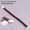 Model Aircraft Balance Extension Cable: 20cm Male-Female Lithium Battery Charging Plug with Extra Soft Silicone Wire for 2-6S.