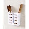 Chopsticks Cage Suction Cup Drain Rack Wall-mounted Kitchen Utensils Storage Organizer Fork Knife Spoon Holder Tableware