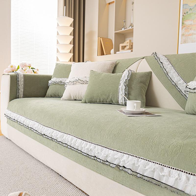 Chenille French Sofa Cushion Four Seasons Universal Non-Slip Seat Cushions Light Luxury Sofa Cover Cover Cloth