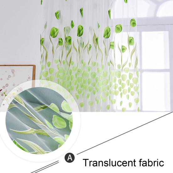 Оконный экран, анти-выцветание, многоразовый, 2 размера, изящный оконный перспективный тюль, украшение для дома
