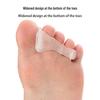 Силиконовый корректор вальгусной деформации Hallux Valgus: Разделитель для пальцев и косточки с тремя отверстиями для дневного и ночного использования