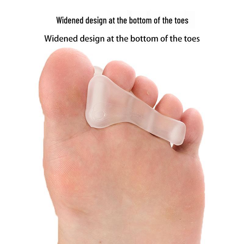 Силиконовый корректор вальгусной деформации Hallux Valgus: Разделитель для пальцев и косточки с тремя отверстиями для дневного и ночного использования