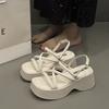 French Fairy Style Platform Sandals Women's Summer Wear with Skirt 2025 New Versatile Wedge Heel Roman Shoes