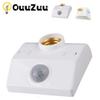 E27 Human Body Sensor Lamp Holder LED 220V 110V E27 Interface PIR Motion Sensor Switch for Home Lighting Corridor Room Stairs