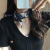 Accessories French Flower Tie Silk Scarf Small Square Scarf Korean Style Scarves Printed Scarf