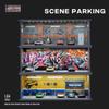 1/64 Scale Parking Lot Model Simulation Car Model Display Box Garage Scene Model Boys Gift