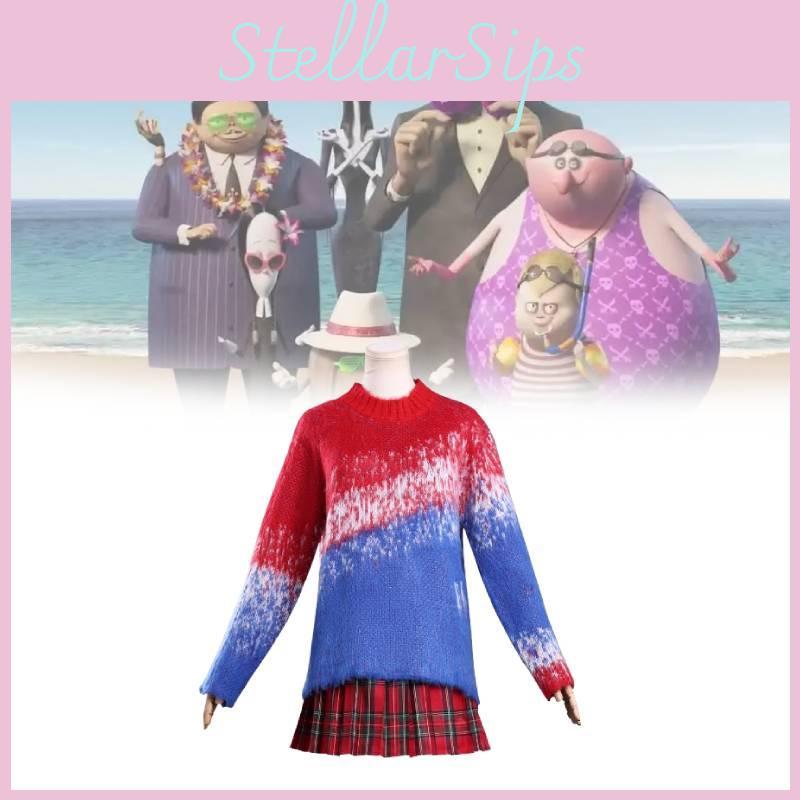 Семейка Аддамс 2 Косплей Платье Персонажа Полиэстеровая Ткань Игра Аниме Ролевая Игра