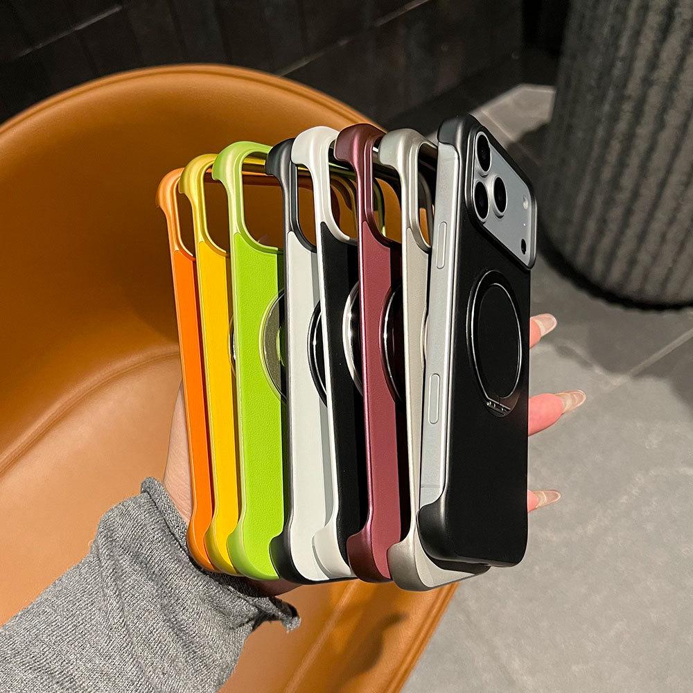 Применимо для iPhone13-17 ультралегкий и тонкий безрамочный кожаный чехол-подставка для мобильного телефона Apple Huawei Xiaomi защитный чехол