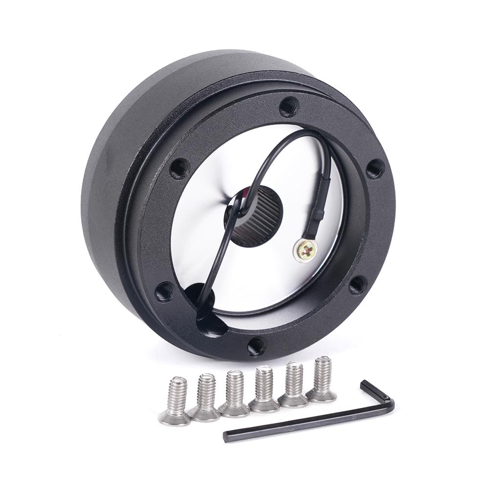 MUGE-186H Aluminum 6 Bolt Racing Steering Wheel Hub Adapter for Volkswagen VW MK1 MK2 Golf Jetta QR061