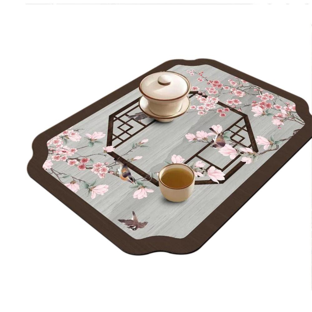 Термостойкий нескользящий быстросохнущий коврик для сушки посуды коврик для сушки посуды с диатомовой грязью впитывающая подкладка для посуды ARI