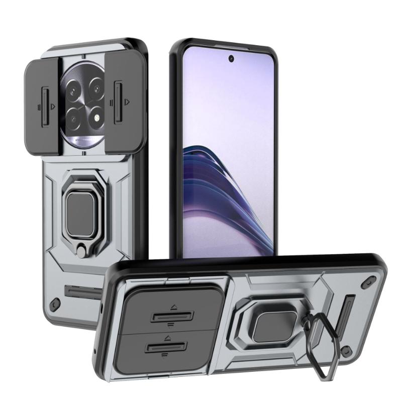 Для OPPO Realme 12 13 Pro Plus 5g задняя крышка противоударный защитный чехол слайдер объектив камеры протектор магнитная подставка держатель Funda Coque